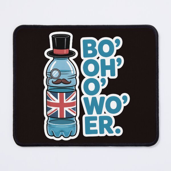 Item preview, Funny British Accent – Bri’ish Bottle of Water Quote Design designed and sold by Redgiant87x.