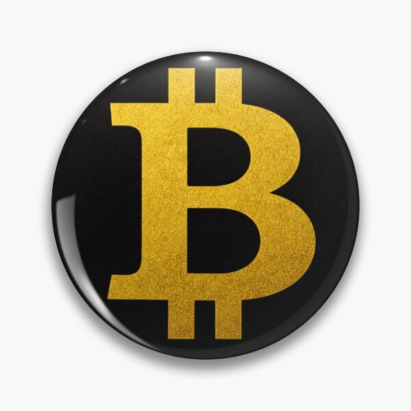 Item preview, Bitcoin Symbol – Black & Gold Minimalist Art Deco Poster designed and sold by T-Prestige.