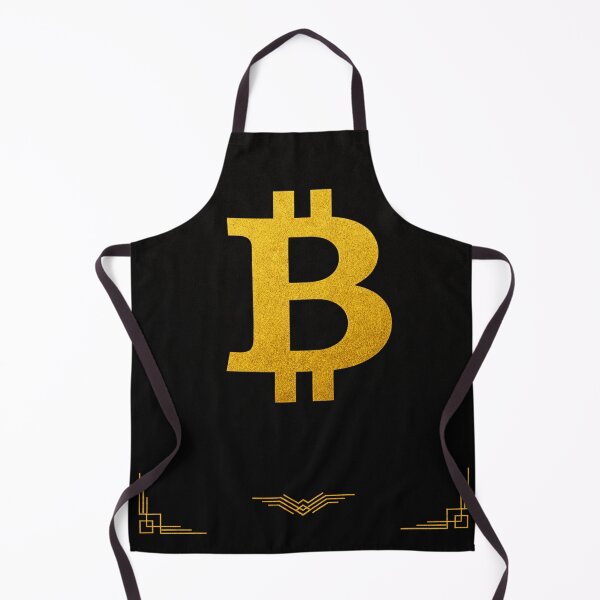 Item preview, Bitcoin Symbol – Black & Gold Minimalist Art Deco Poster designed and sold by T-Prestige.