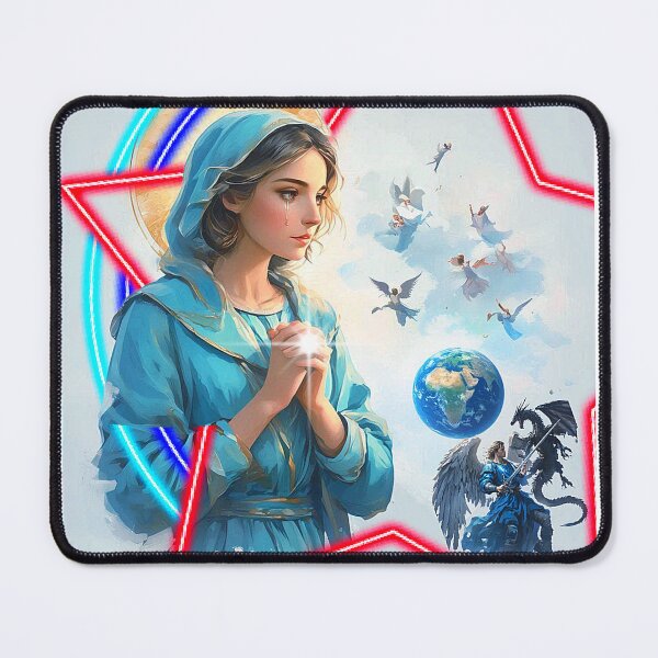 Item preview, Art and Religion into the Digital : Virgin Mary action into the contemporary age designed and sold by QuasarDigitalSurrealism.