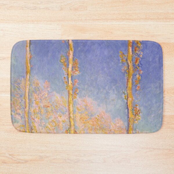Item preview, Poplars by Claude Monet: Dreamy Impressionist River Landscape Poster designed and sold by artofuniverse.
