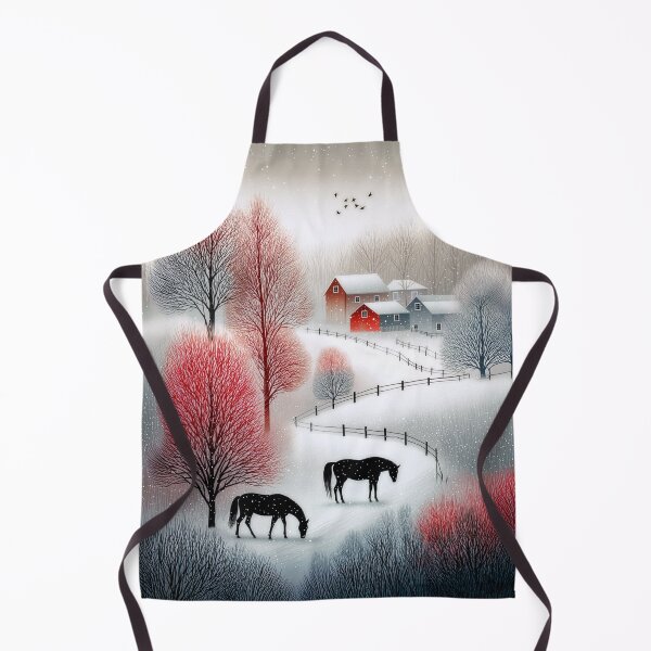 Item preview, Winter Horses in Snowy Landscape designed and sold by Blue Horse Photo Magic.