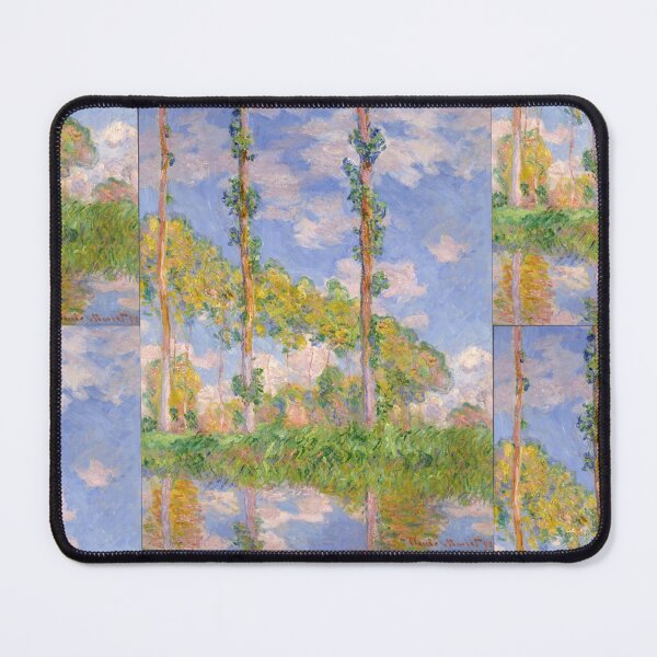 Item preview, Poplars in the Sun by Claude Monet: Impressionist Landscape Wall Art Poster designed and sold by artofuniverse.