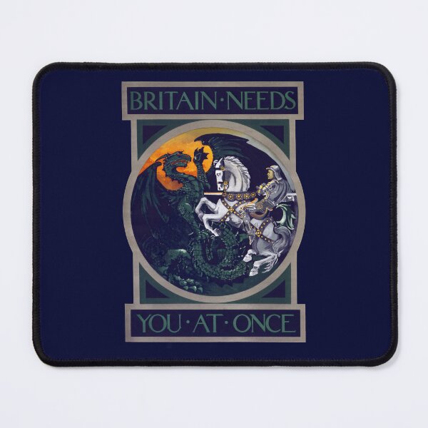 Item preview, WWI British recruitment poster. George & The Dragon. designed and sold by Shoot-The-Moon.