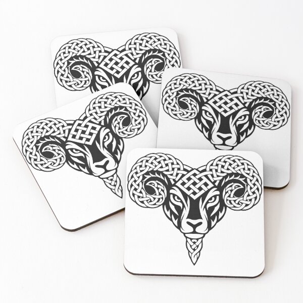 Item preview, Celtic Ram — The Horned Resolve designed and sold by Dream Machine.