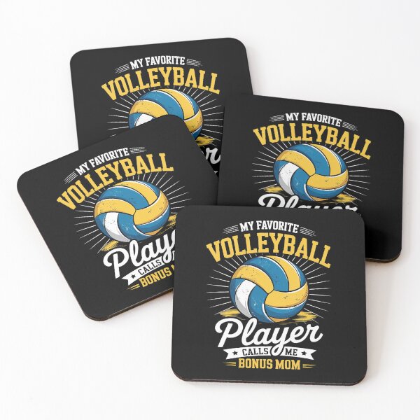 Item preview, My Favorite Volleyball Player Calls Me Bonus Mom Mothers Day 1  designed and sold by MarkLeedsArt.