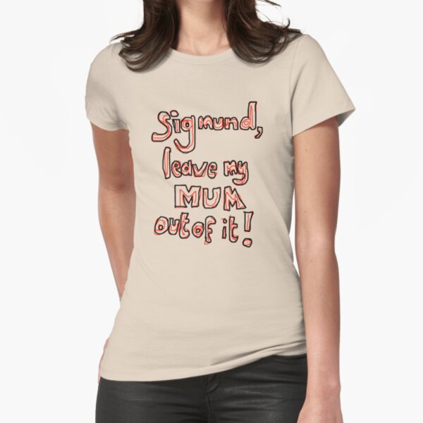 I'm warning you Freud Fitted T-Shirt