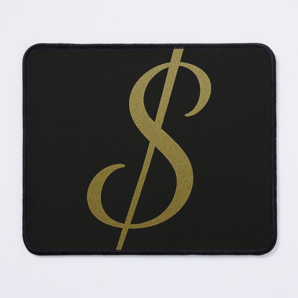 Item preview, Dollar Symbol – Black & Gold Minimalist Art Deco Poster designed and sold by T-Prestige.