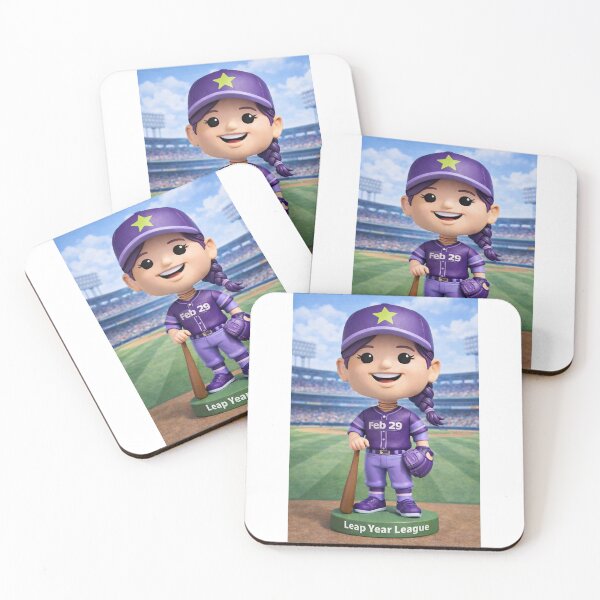 Item preview, Leap Year Baseball Bobblehead - White Female designed and sold by Leap29 Designs.