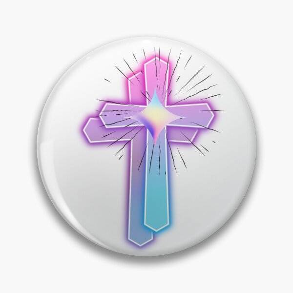 Item preview, Glowing Faith Cross – Modern Christian Spiritual Light Design designed and sold by Aura Design.