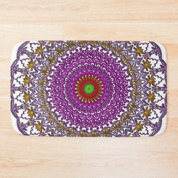 Item preview, "Radiant Mandala with Scalloped Floral Geometry" designed and sold by nighttime1990.