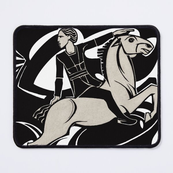 Item preview, Vintage Man On Horseback art print. designed and sold by Shoot-The-Moon.