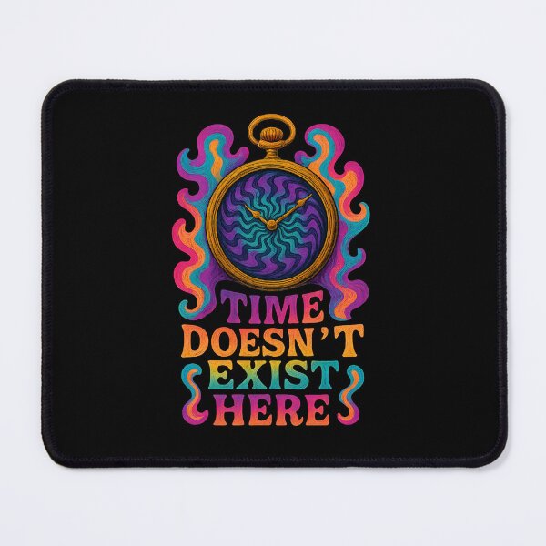 Item preview, Time Doesn’t Exist Here – Surreal Pocket Watch Illustration designed and sold by SVALANART.