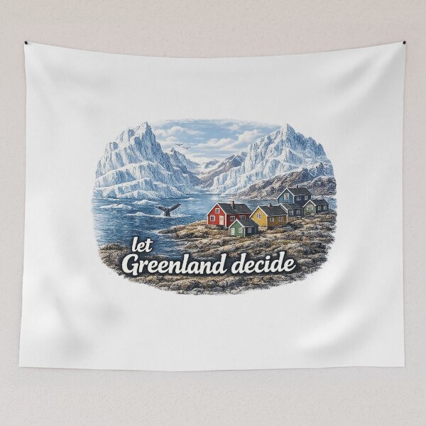 Item preview, Let Greenland Decide – Symbol of Independence and Identity designed and sold by yaalow.
