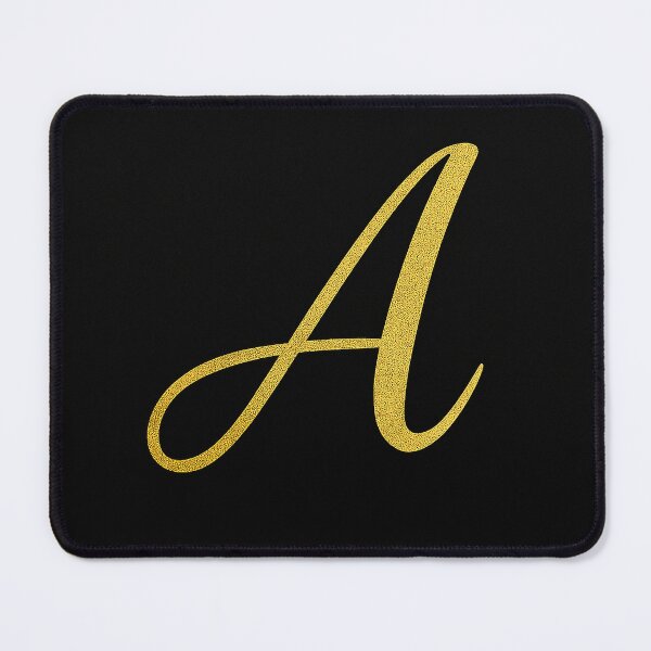 Item preview, Letter A – Black & Gold Minimalist Art Deco Initial Poster designed and sold by T-Prestige.