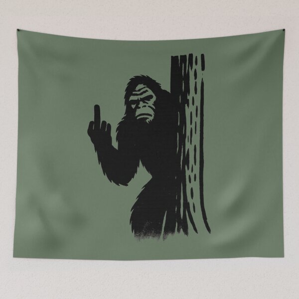 Item preview, Bigfoot Flipping Birdie designed and sold by CryptidOutfittersCo.