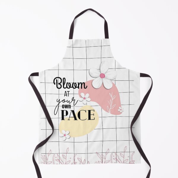 Item preview, Bloom at Your Own Pace – Soft Floral Minimalist Inspirational Art designed and sold by AESTHETIC-FLAIR.