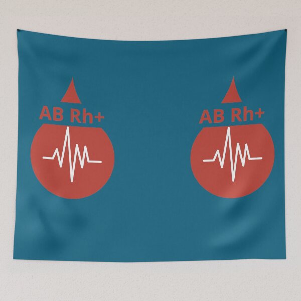 Item preview, AB Rh+ Blood Type – Medical ECG Design | Perfect Gift designed and sold by Rafcioo.