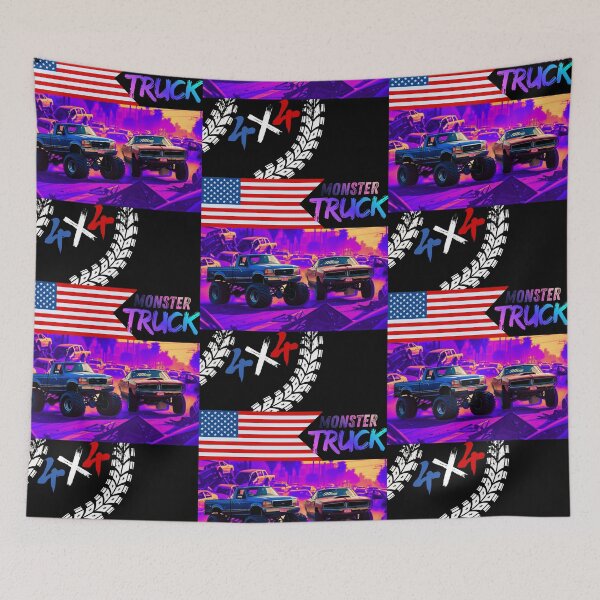 Item preview, American Classic Monster Truck designed and sold by RodimusG1Art.