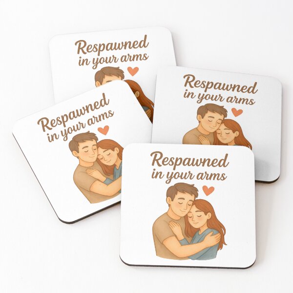 Item preview, Respawned in Your Arms – Romantic Gamer Valentine Design designed and sold by SVALANART.