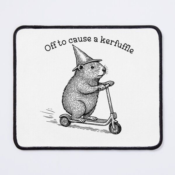Item preview, Off to Cause A Kerfuffle Funny Capybara Scooter Chaos Art for Men Women Kids , Capybara Gift Lover designed and sold by DZIRI NAJAT.