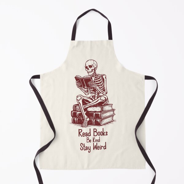 Item preview, Read Books Be Kind Stay Weird Skeleton designed and sold by CamaleonDesigns.