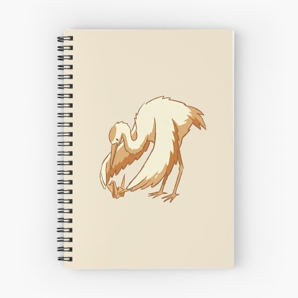 Item preview, Origami Crane Meeting Real Bird, Cute Japanese Paper Art designed and sold by Magnificent Lizard.