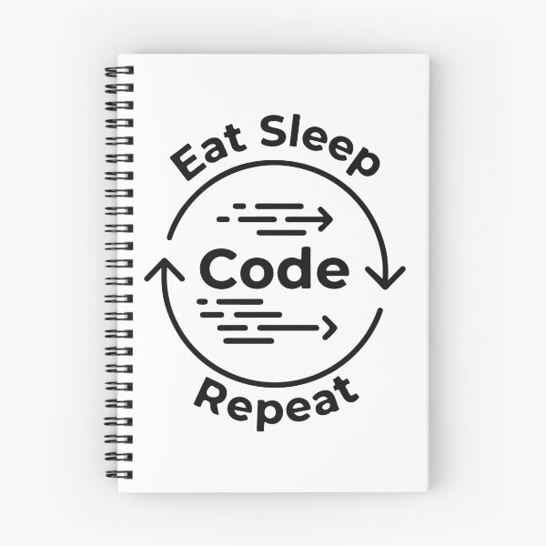 Item preview, Eat Sleep Code Repeat T-Shirt  Programmer Life Design  Coding Humor Tee designed and sold by Design-Pro-21.