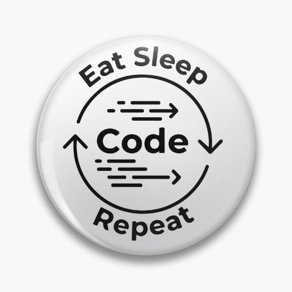 Item preview, Eat Sleep Code Repeat T-Shirt  Programmer Life Design  Coding Humor Tee designed and sold by Design-Pro-21.