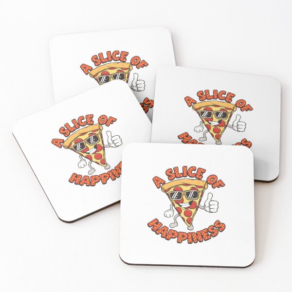 Item preview, A Slice of Happiness Retro Pizza designed and sold by ProWorkVibes.