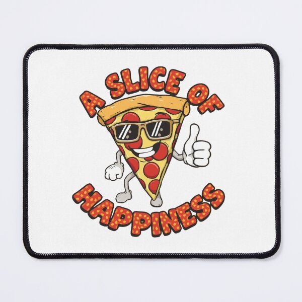 Item preview, A Slice of Happiness Retro Pizza designed and sold by ProWorkVibes.