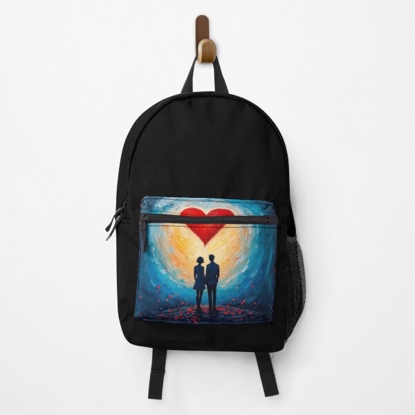 Item preview, Romantic Sunset Heart & Silhouettes designed and sold by roxysnextgenart.