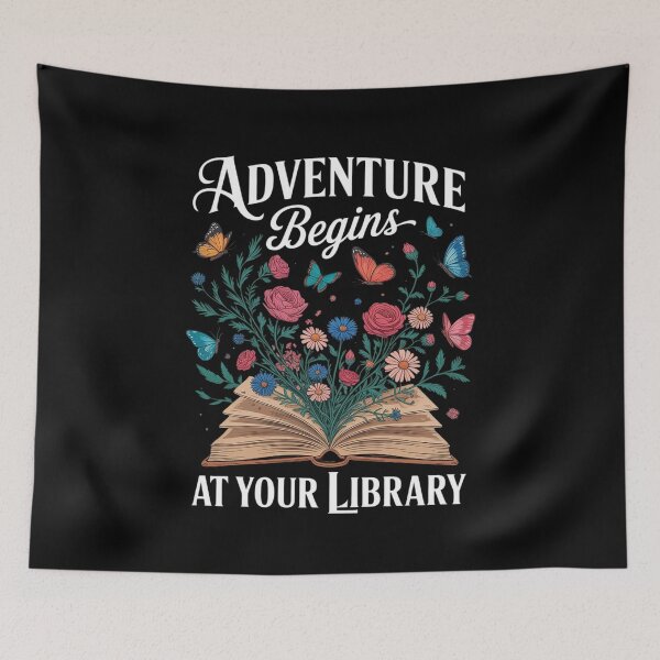Item preview, Adventure Begins At Your Library Summer Reading 2025 Books 1 designed and sold by MarryIsMonth.