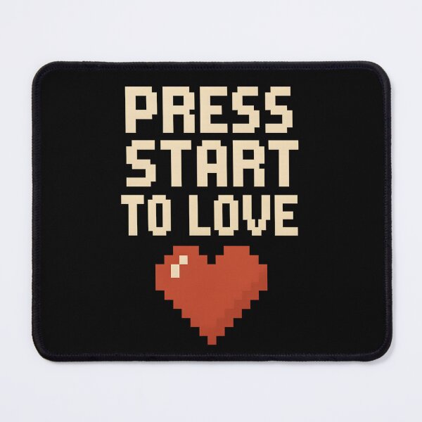 Item preview, Press Start to Love – Pixel Gamer Valentine Design designed and sold by SVALANART.