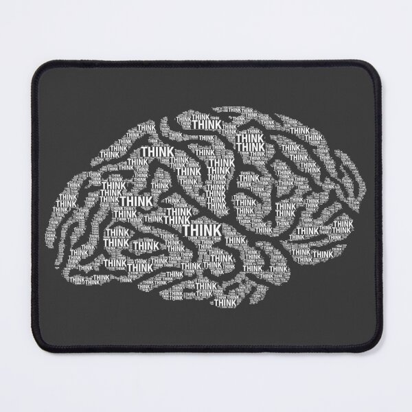 Item preview, Think Brain Typography designed and sold by WAMTEES.