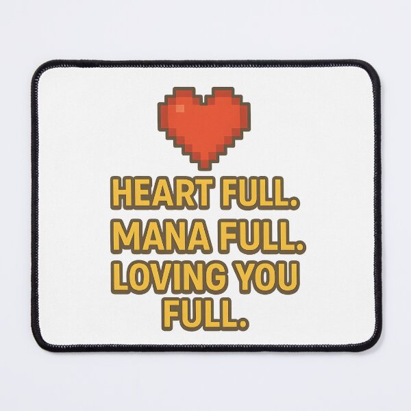 Item preview, Heart Full Mana Full – Gamer Valentine Love Shirt designed and sold by SVALANART.