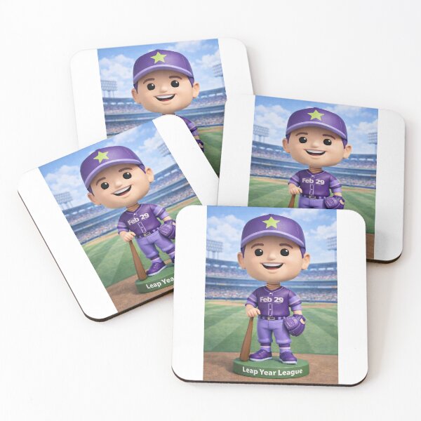 Item preview, Leap Year Baseball Bobblehead - White Male designed and sold by Leap29 Designs.