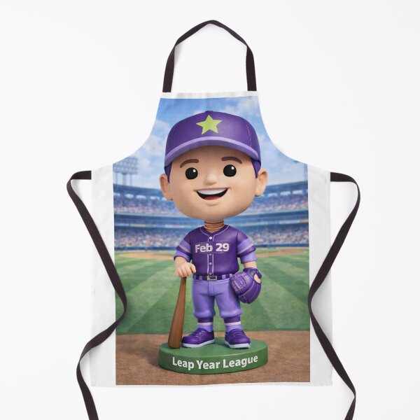 Item preview, Leap Year Baseball Bobblehead - White Male designed and sold by Leap29 Designs.