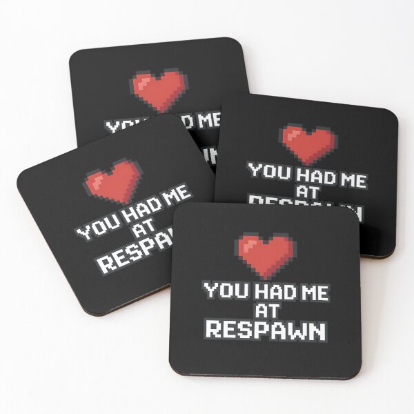 Item preview, You Had Me At Respawn – Gamer Valentine Pixel Love Shirt designed and sold by SVALANART.