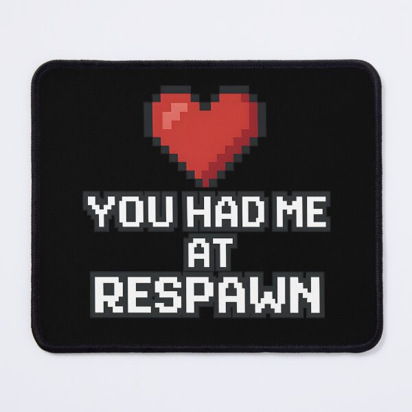 Item preview, You Had Me At Respawn – Gamer Valentine Pixel Love Shirt designed and sold by SVALANART.