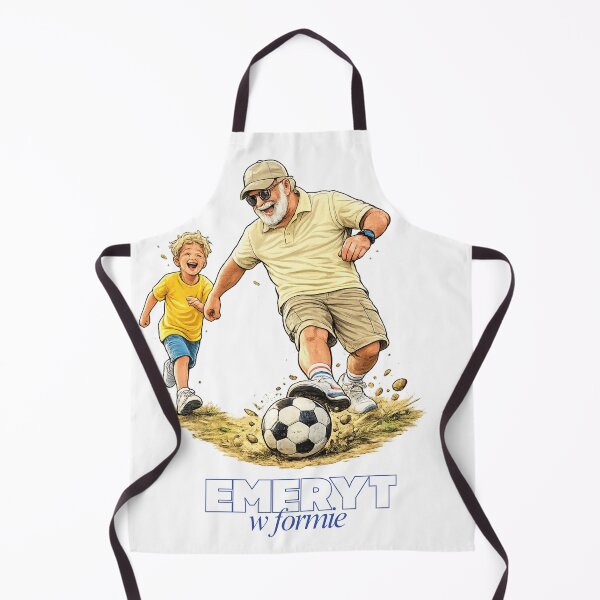 Item preview, Retirement Goals – Grandpa Playing Soccer with Grandson designed and sold by AnnaCreativeArt.
