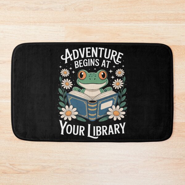Item preview, Adventure Begins At Your Library Summer Reading 2025 Frog designed and sold by MarryIsMonth.