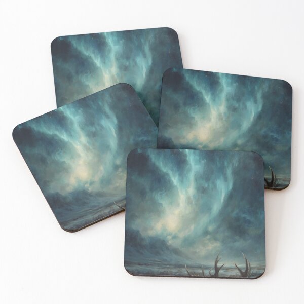 Item preview, Forgotten Antlers Beneath the Aurora designed and sold by NordicDreams.