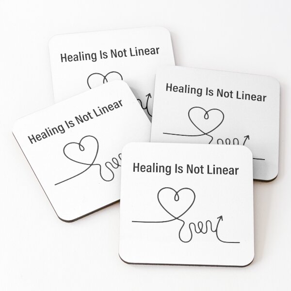 Item preview, Healing Is Not Linear T-Shirt  Mental Health Awareness Graphic Tee designed and sold by Design-Pro-21.