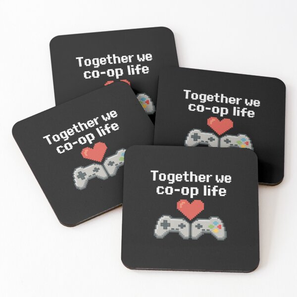 Item preview, Together We Co-Op Life – Gamer Valentine Couple Pixel Shirt designed and sold by SVALANART.