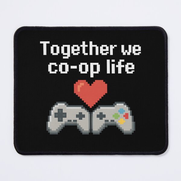 Item preview, Together We Co-Op Life – Gamer Valentine Couple Pixel Shirt designed and sold by SVALANART.