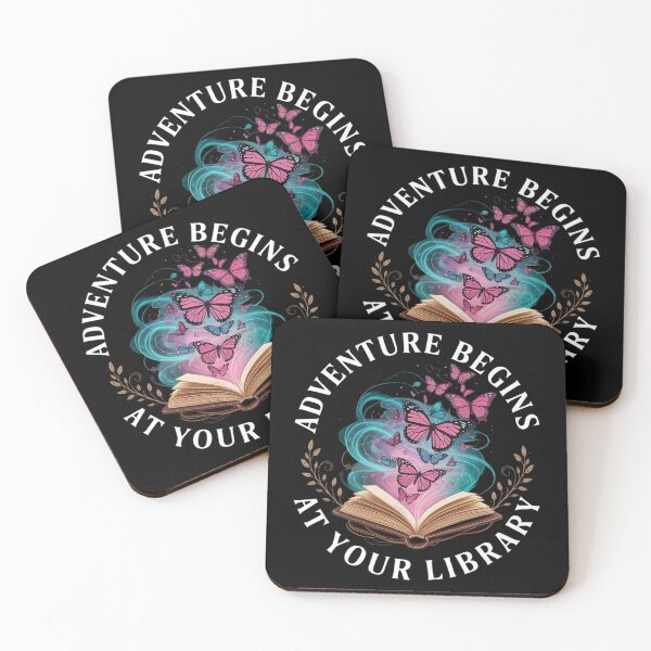 Item preview, Adventure Begins At Your Library Summer Reading 2025 designed and sold by MarryIsMonth.