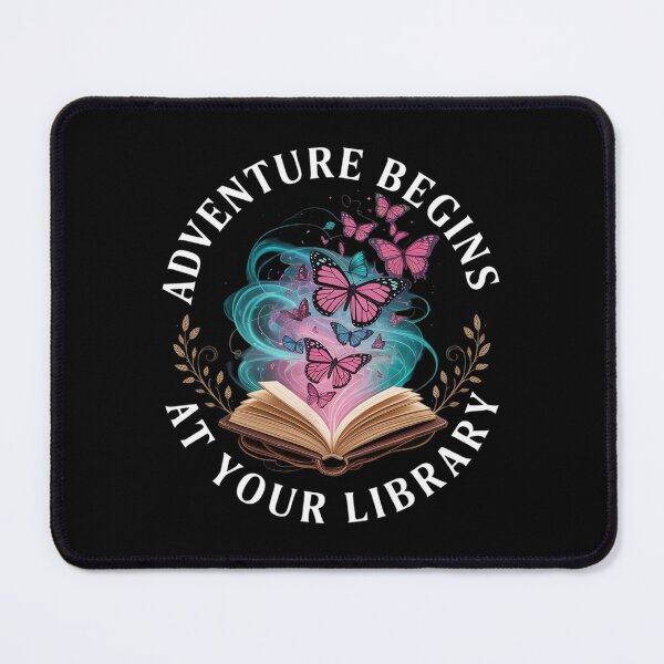 Item preview, Adventure Begins At Your Library Summer Reading 2025 designed and sold by MarryIsMonth.