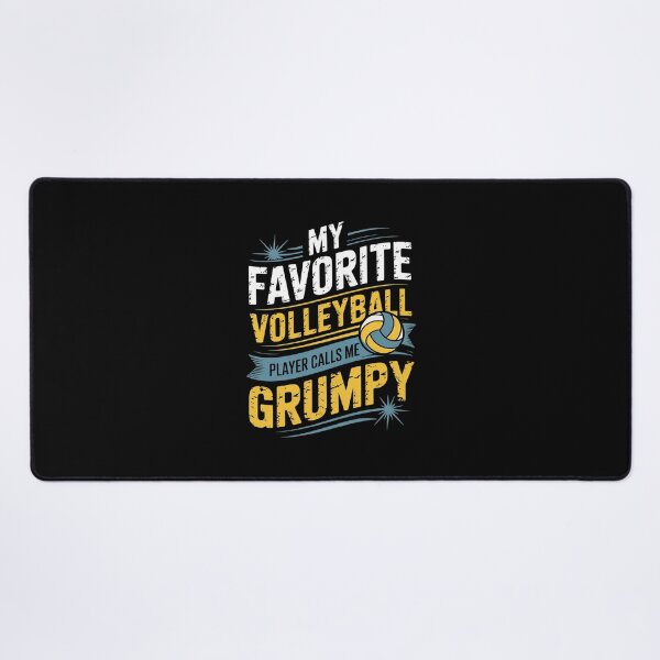 Item preview, My Favorite Volleyball Player Calls Me Grumpy Father's Day  designed and sold by FadeOfThrone.
