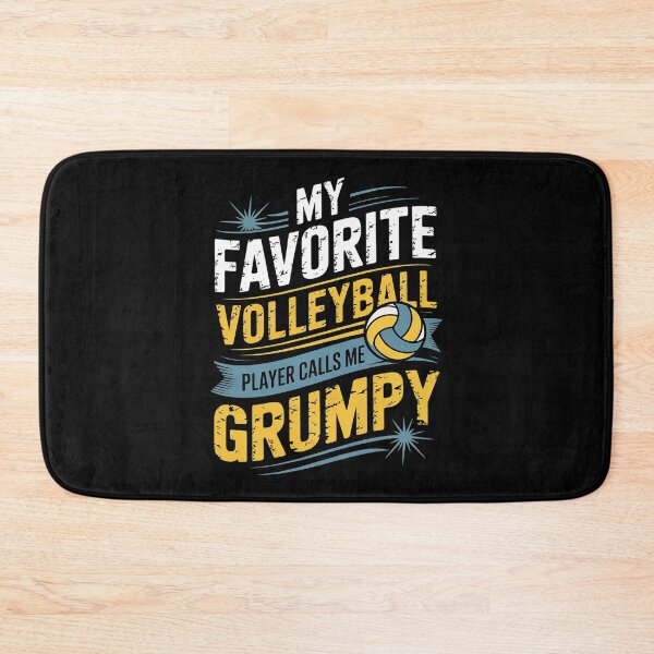 Item preview, My Favorite Volleyball Player Calls Me Grumpy Father's Day  designed and sold by FadeOfThrone.